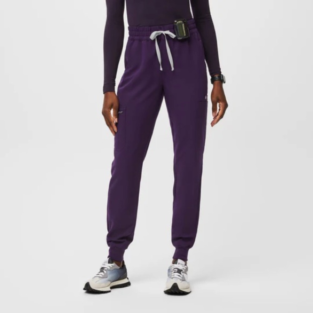 Figs High Waisted Uman Jogger- Purple Jam